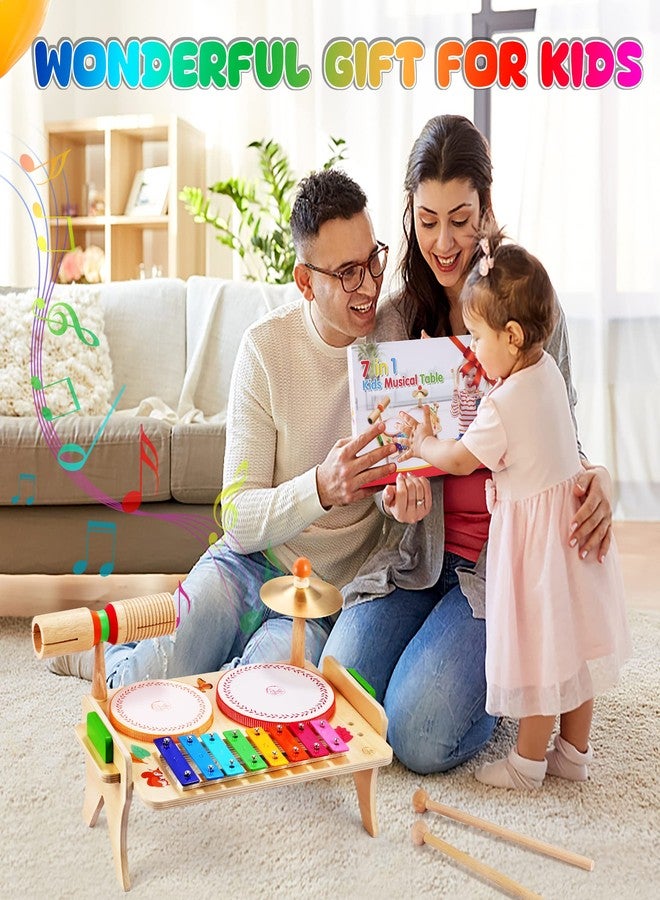 Wingyz Kids Drum Set for Toddlers Baby Music Instruments 7 in 1 Montessori Preschool Musical Toys Children Drum kit Xylophone Tambourine Birthday Gifts for Boys and Girls - Image 5